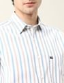 Arrow Sport Vertical Striped Regular Fit Air Soft Shirt