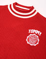 Tommy Hilfiger Red Women's Sweatshirt for Cozy Style