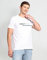 USPA Active Slim Fit Brand Print T-Shirt