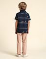 U.S. Polo Assn. Kids Boys All Over Printed Regular Fit Shirt