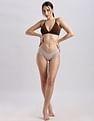 Calvin Klein Underwear Textured Low Rise Grey Hipster