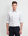 Arrow Newyork Geometric Printed Manhattan Slim Fit Shirt