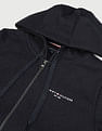 Tommy Hilfiger Solid Logo Hood Sweatshirt