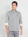 U.S. Polo Assn. Denim Co. Geometric Print Twill Shirt