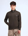 Flying Machine Regular Fit Solid Sweatshirt