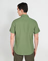 U.S. Polo Assn. Denim Co. Regular Solid Pure Cotton Casual Shirt