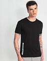 Flying Machine Slim Fit Typographic Print T-Shirt