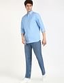 Tommy Hilfiger Solid Regular-Fit Cotton Shirt