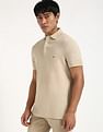 Tommy Hilfiger Solid Slim-Fit Cotton Polo Shirt